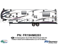 25 Piece 2019 Salem Hemiphere GLX Fifth Wheel Roadside Graphics Kit - Image 1