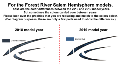 Forest River - Salem Hemisphere - 2018 vs 2019 Salem Hemisphere Important Information