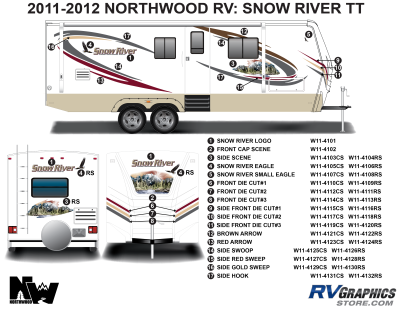 Northwood - Snow River - 2011-2012 Snow River Travel Trailer