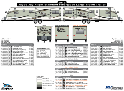 Jayco - Jay Flight - 2019 Jay Flight Standard Fiberglass Large Travel Trailer