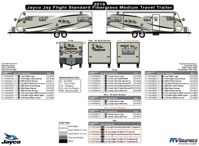 Jayco - Jay Flight - 2019 Jay Flight Standard Fiberglass Medium Travel Trailer