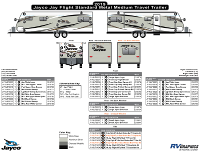 Jayco - Jay Flight - 2019 Jay Flight Standard Metal Medium Travel Trailer