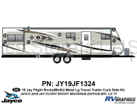 14 Piece 2019 Jay Flight Rocky Mountain Edition METAL Travel Trailer Curbside Graphics Kit - Image 1