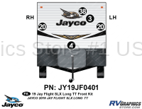 5 Piece 2019 Jay Flight SLX Long Travel Trailer Front Graphics Kit - Image 2