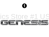 Front/Rear Genesis logo - Image 2