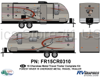 30 Piece 2015 Cherokee TT Metal Complete Graphics Kit - Image 3