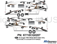 32 Piece 2010 Cougar FW Both Sides Only Kit (Roadside & Curbside) - Image 1