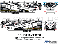 92 Piece 2018 Voltage Fifth Wheel Complete Graphics Kit - Image 2