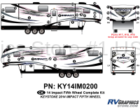 50 Piece 2014 Impact Fifth Wheel Complete Graphics Kit - Image 2