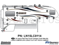 15 Piece 2015 Lance Camper Flat Cap  Curbside Graphics Kit - Image 2