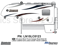 8 Piece 2015 Lance Short Camper Roadside Graphics Kit - Image 2