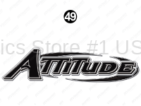 Side Silver Attitude Logo - Image 2