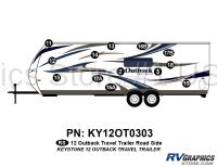 2012 Outback Travel Trail Roadside Graphics Kit