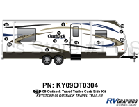 13 Piece 2009 Outback TT Curbside Graphics Kit