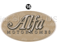 Alfa Oval Decal