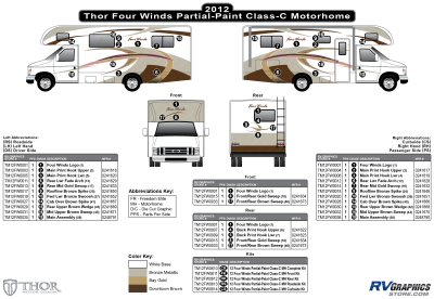 Thor Motorcoach - Four Winds - 2012 Four Winds Partial Paint Motorhome