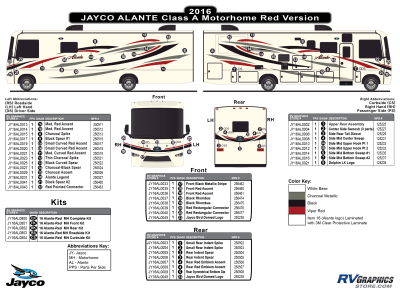 Jayco - Alante - 2016 Alante Motorhome Red Version