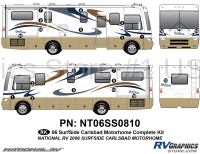 22 Piece 2006 Surfside Carlsbad Complete Graphics Kit