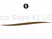 Long Brown Swoosh (I)