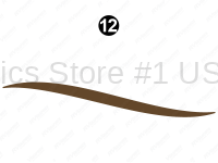 Short Brown Swoosh (L)