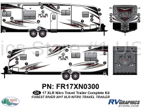 50 Piece 2017 XLR Nitro Travel Trailer Complete Graphics Kit - Image 2