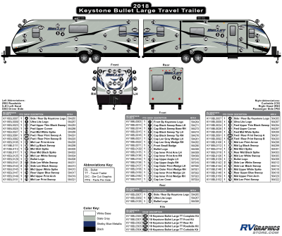 Keystone RV - Bullet - 2018 Bullet Large Travel Trailer