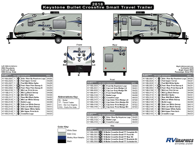 Keystone RV - Bullet - 2018 Bullet Crossfire Small Travel Trailer