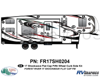25 Piece 2017 Shockwave FW Flat Cap Curbside Graphics Kit