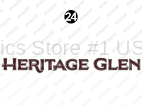 Side/Rear Heritage Glen Logo