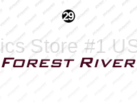 Side/Rear Forest River Logo