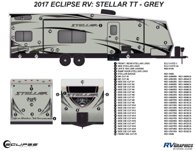 Eclipse - Stellar - 2017 Stellar Lg Travel Trailer Gray Version