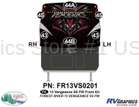 6 Piece 2013 Vengeance SS Fifth Wheel Front Graphics Kit