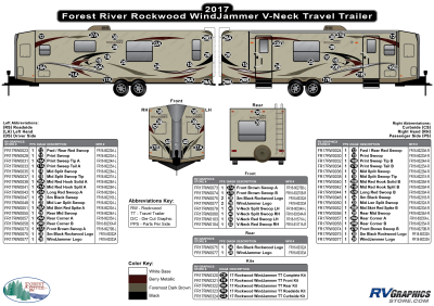 Forest River - Rockwood - 2017 Rockwood Windjammer V-Neck Travel Trailer