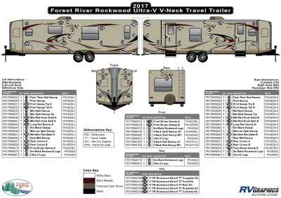 Forest River - Rockwood - 2017 Rockwood Ultra V-Neck Travel Trailer