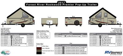 Forest River - Rockwood - 2017 Rockwood Premier Pop Up Travel Trailer