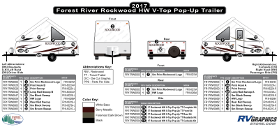 Forest River - Rockwood - 2017 Rockwood HW Vtop Pop Up Travel Trailer