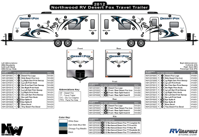 Northwood - Desert Fox - 2012 Desert Fox Travel Trailer Toyhauler