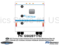 2002 B Touring Cruiser Rear Kit Premium Controltac Colors
