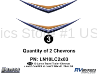 Front/Rear Chevron Qty of 2