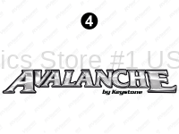 Side / Rear Avalanche Logo