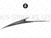 Rear Lwr Print Dart (J) Roadside(RS)-Left-Driver Side