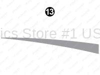 Rear Upper Pewter Spike (Q) Roadside(RS)-Left-Driver Side