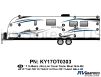 15 Piece 2017 Outback UltraLite Travel Trailer Roadside Graphics Kit