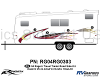 4 Piece 2004 Ragen RV Roadside Graphics Kit