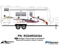 4 Piece 2004 Ragen RV Curbside Graphics Kit