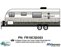 2 Piece 2019 Salem Cruise Lite Roadside Graphics Kit
