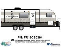 3 Piece 2019 Salem Cruise Lite Curbside Graphics Kit
