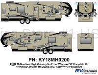 61 Piece 2018 Montana High Country Fifth Wheel Complete Graphics Kit-No Cap Window - Image 2