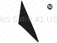 TT Flat Cap Black Swoop RH