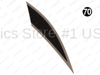 TT Front Upper Print Swoop RH